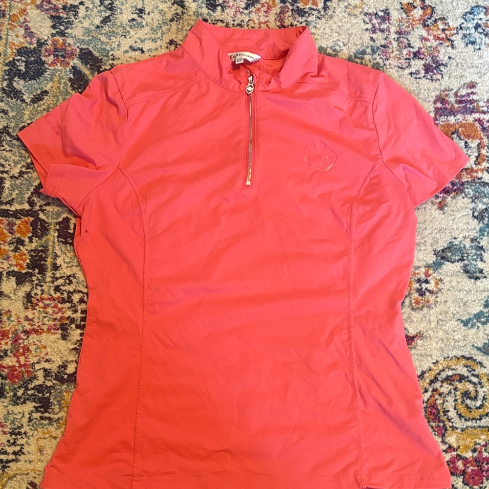 Women's Coral Short Sleeve Top